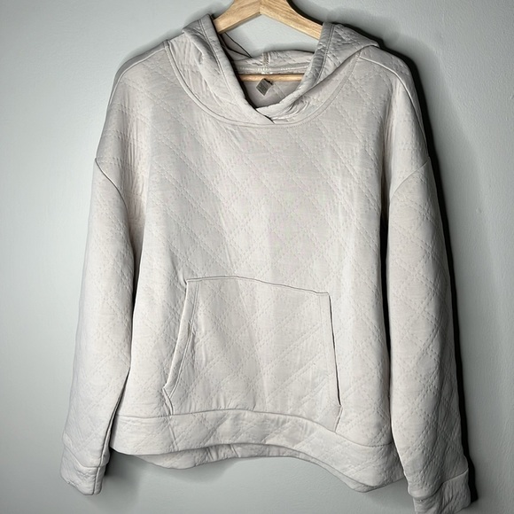 RBX Tops - Women’s XL Cream Pink Oversized Hoodie